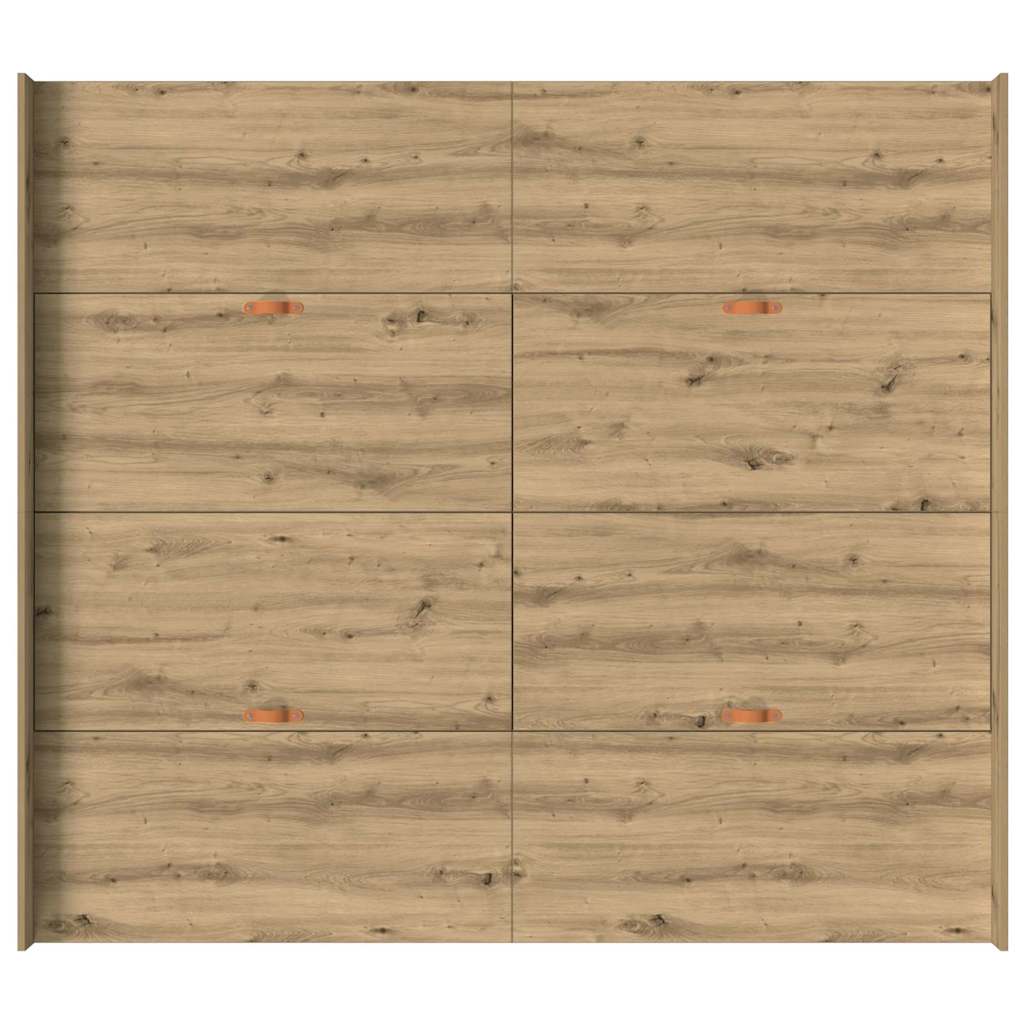 Seng med opbevaring Artisan Egetræ 180 x 200 cm Konstrueret træ