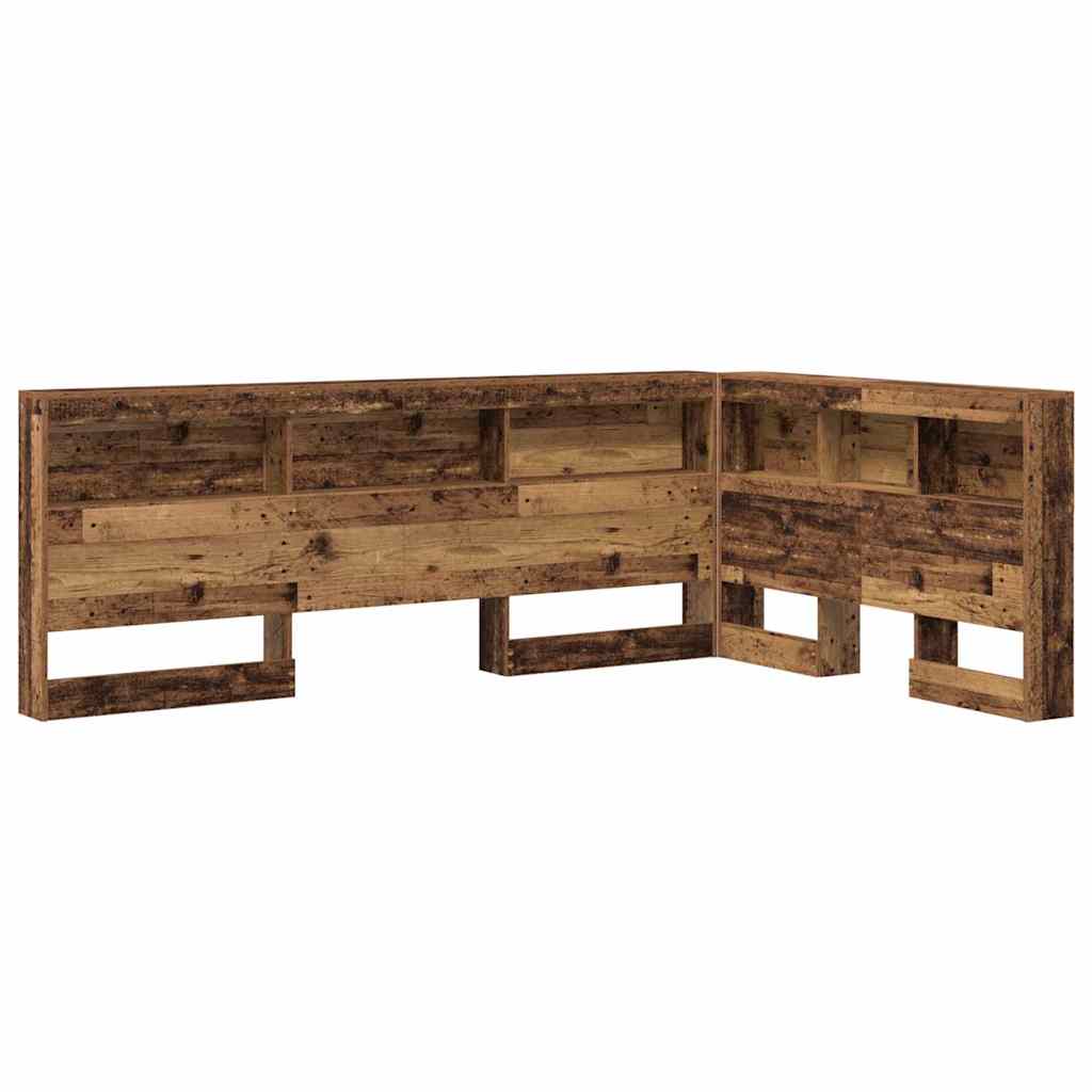 Opbevaringshovedgavl Gammelt træ 207,5 x 137,5 x 76,5 cm