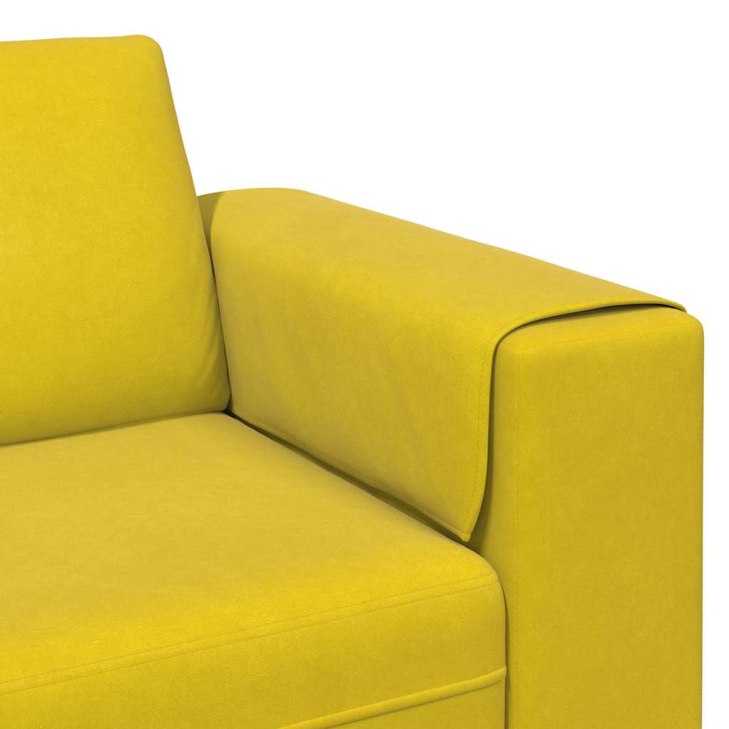 Stue Sofa Gul 250 x 77 x 76 cm