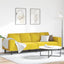Stue Sofa Gul 250 x 77 x 76 cm
