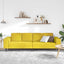Stue Sofa Gul 250 x 77 x 76 cm