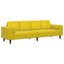 Stue Sofa Gul 250 x 77 x 76 cm