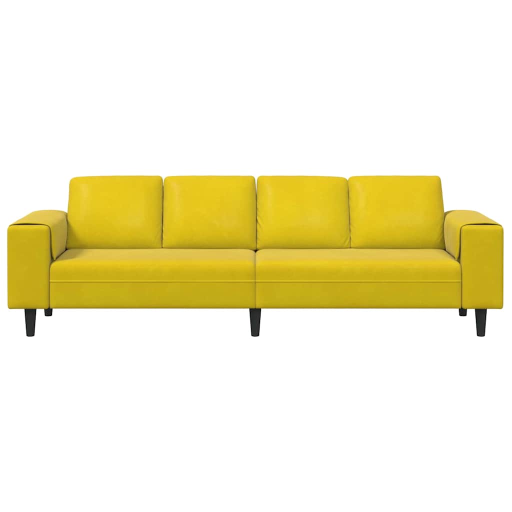 Stue Sofa Gul 250 x 77 x 76 cm