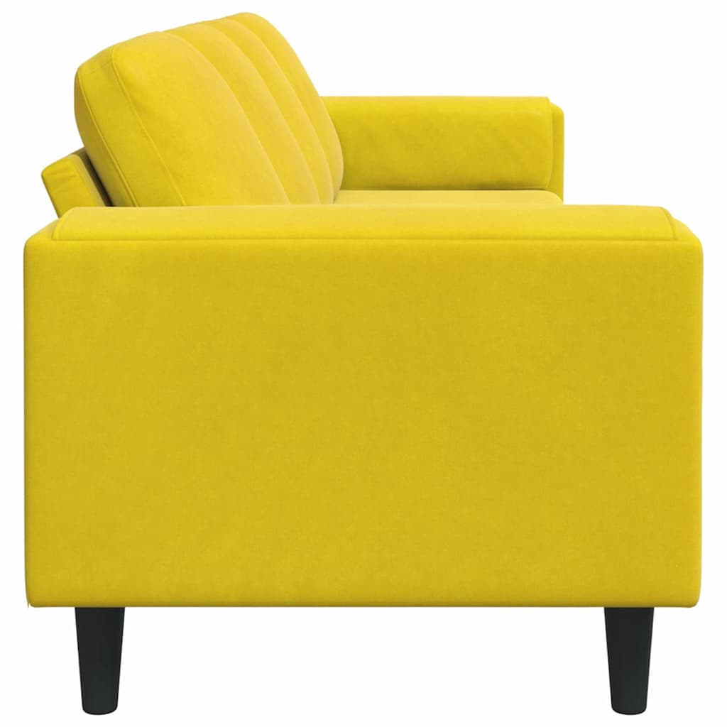 Stue Sofa Gul 250 x 77 x 76 cm