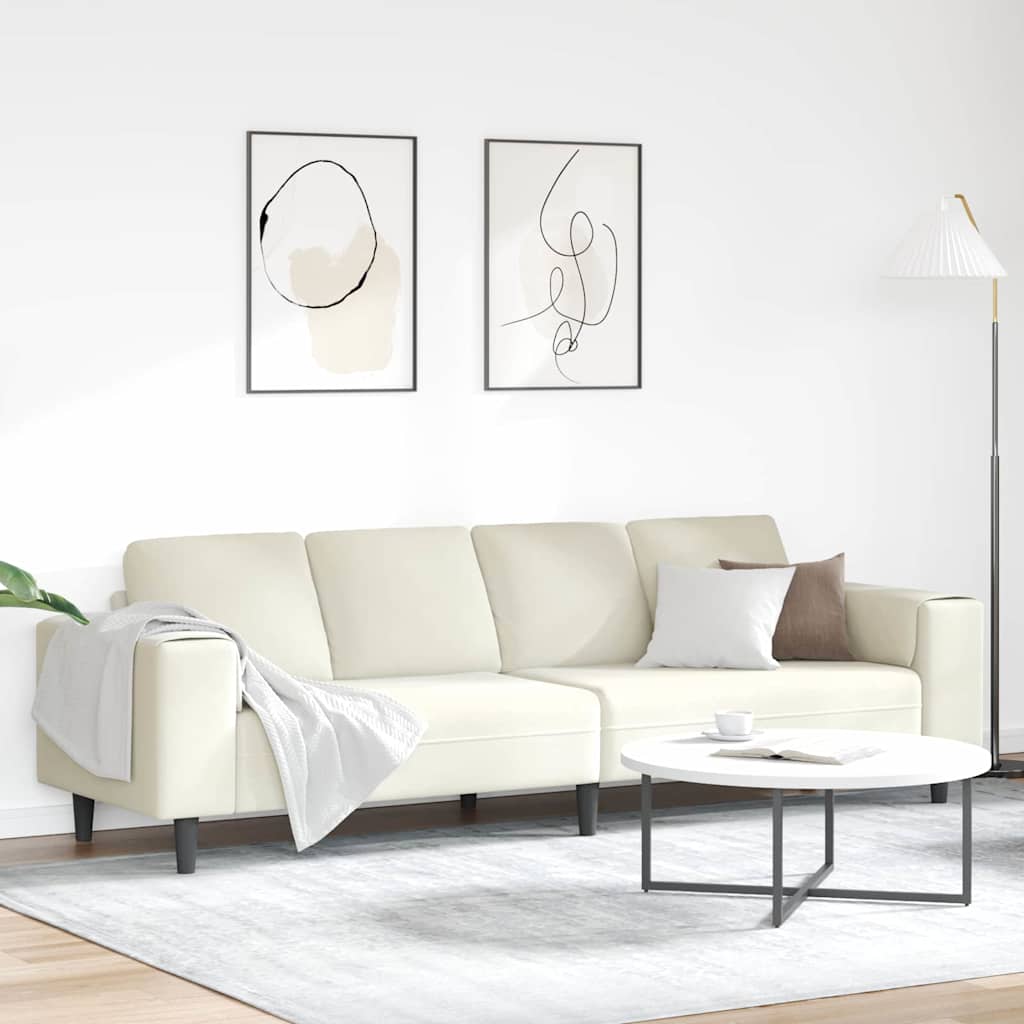 Stue Sofa Creme 250 x 77 x 76 cm