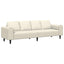 Stue Sofa Creme 250 x 77 x 76 cm