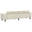 Stue Sofa Creme 250 x 77 x 76 cm