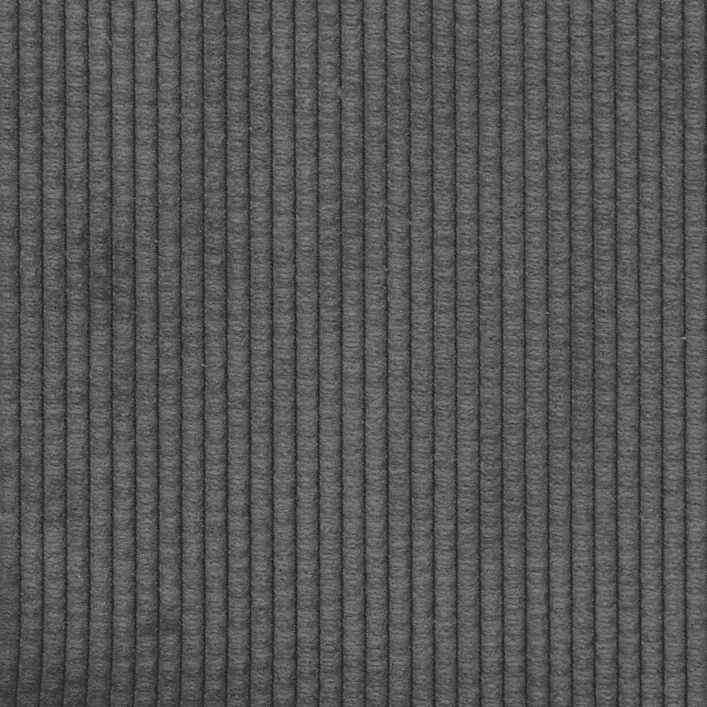Sofa Mørkegrå 250 x 77 x 76 cm Velourstof