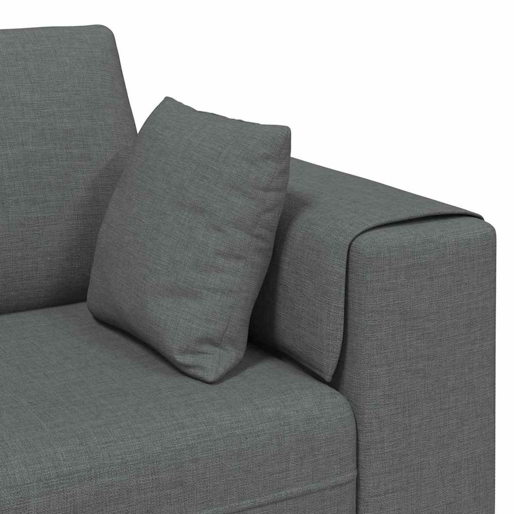 Sofa Mørkegrå 250 x 77 x 76 cm Stof