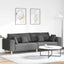 Sofa Mørkegrå 250 x 77 x 76 cm Stof