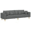 Sofa Mørkegrå 250 x 77 x 76 cm Stof