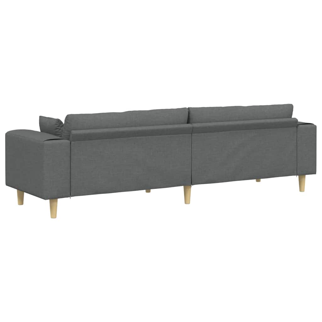 Sofa Mørkegrå 250 x 77 x 76 cm Stof
