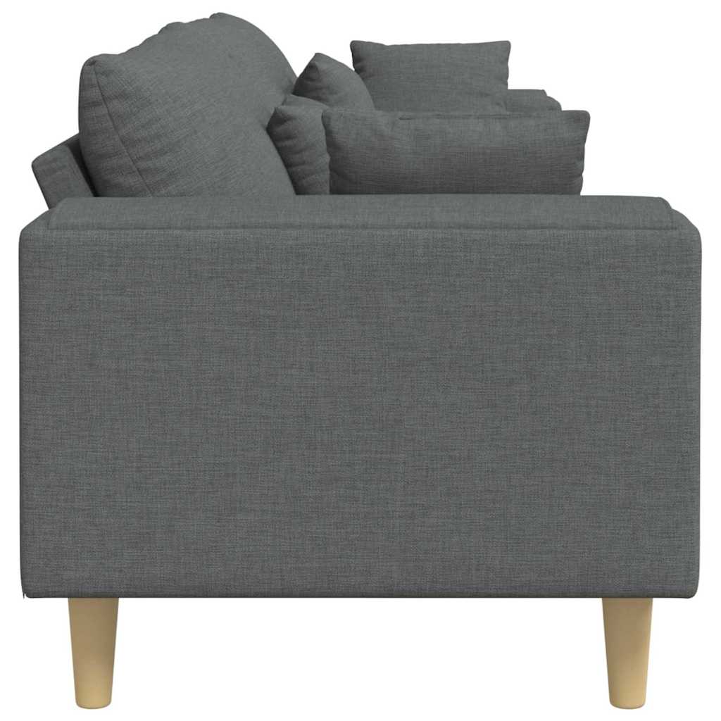 Sofa Mørkegrå 250 x 77 x 76 cm Stof