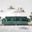 Sofa Mørkegrøn 250 x 77 x 76 cm Stof