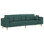 Sofa Mørkegrøn 250 x 77 x 76 cm Stof