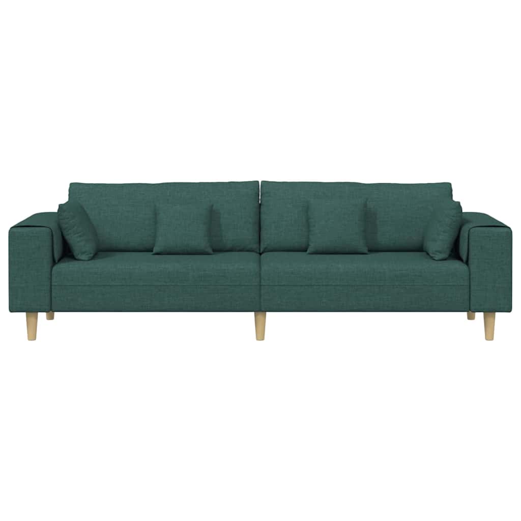 Sofa Mørkegrøn 250 x 77 x 76 cm Stof
