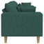 Sofa Mørkegrøn 250 x 77 x 76 cm Stof