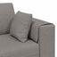 Sofa Gråbrun 250 x 77 x 76 cm Stof