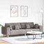 Sofa Gråbrun 250 x 77 x 76 cm Stof
