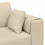 Sofa Creme 250 x 77 x 76 cm Stof