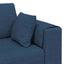 Sofa Blå 250 x 77 x 76 cm Stof