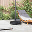Parasolfod Sort 45 x 45 x 29,5 cm Højdensitet polyethylen
