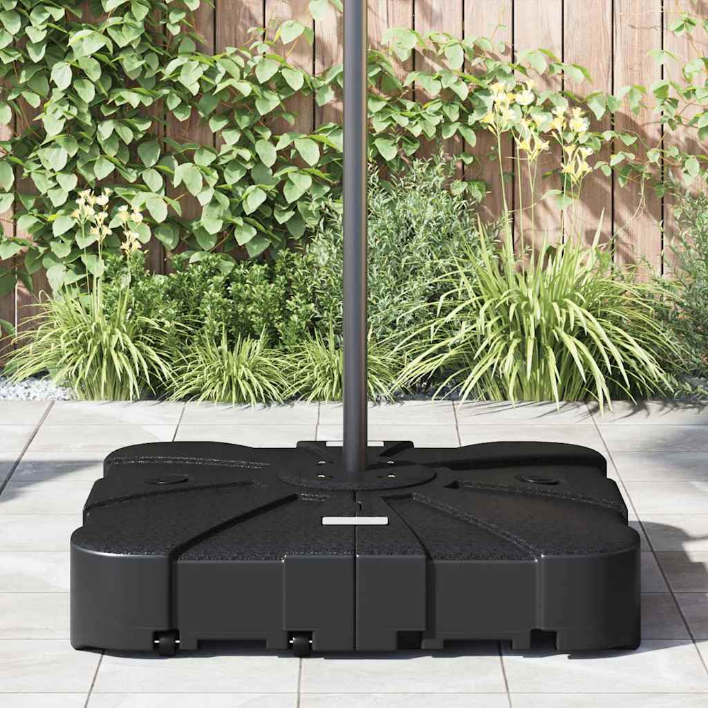 Cantilever parasolbase Sort 86 x 86 x 19 cm