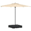 Cantilever parasolbase Sort 86 x 86 x 19 cm