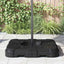 Cantilever parasolbase Sort 88,5 x 88,5 x 12 cm