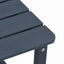 Solstol 3 pcs Marineblå Polyethylen