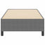 Box spring seng Lysegrå 80 x 200 cm Velourstof