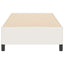 Box spring seng Creme 80 x 200 cm Velourstof
