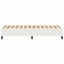 Box spring seng Creme 80 x 200 cm Velourstof