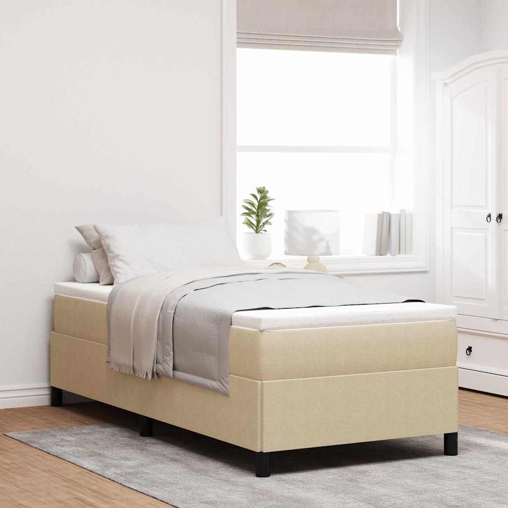 Box spring seng Grågrøn 80 x 200 cm Velourstof