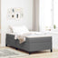 Box spring seng Lysegrå 90 x 190 cm Velourstof