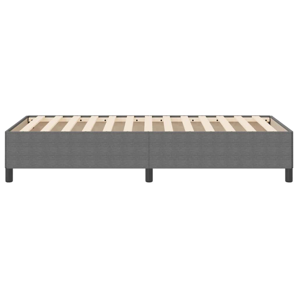 Box spring seng Lysegrå 90 x 190 cm Velourstof