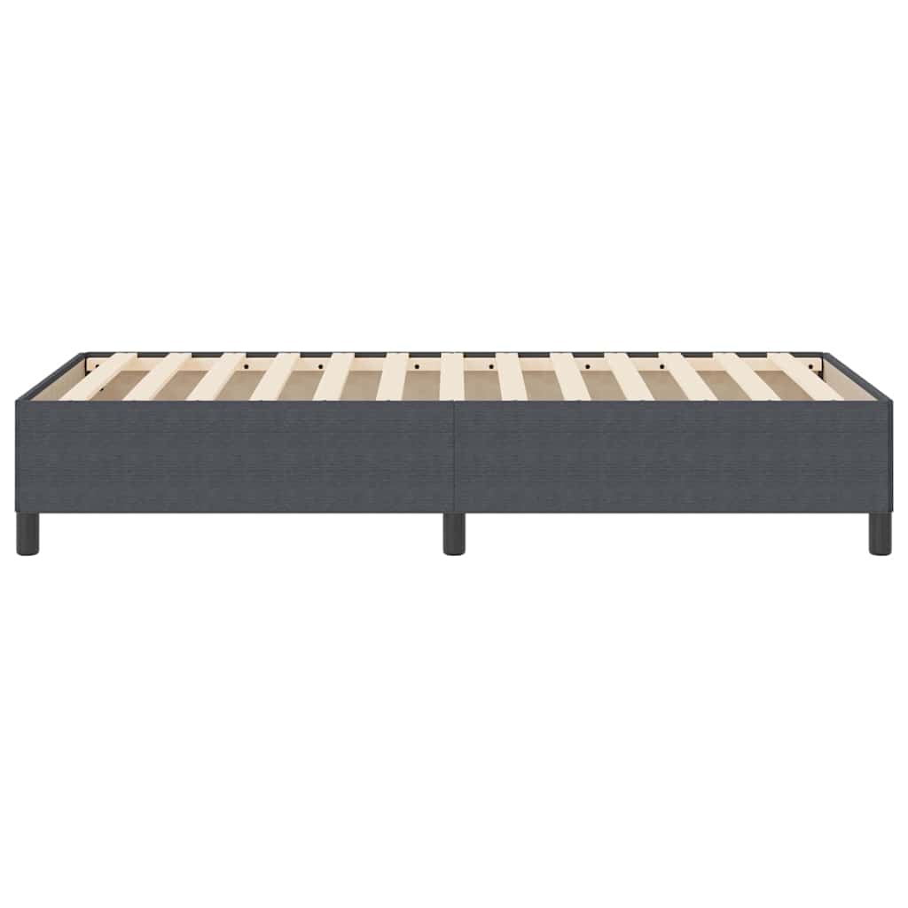 Box spring seng Mørkegrå 90 x 190 cm Velourstof