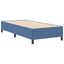 Box spring seng Blå 90 x 190 cm Velourstof