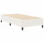 Box spring seng Cremefarvet 100 x 200 cm Velourstof
