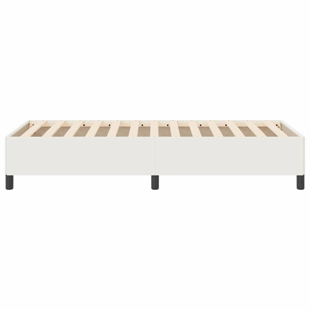 Box spring seng Cremefarvet 100 x 200 cm Velourstof