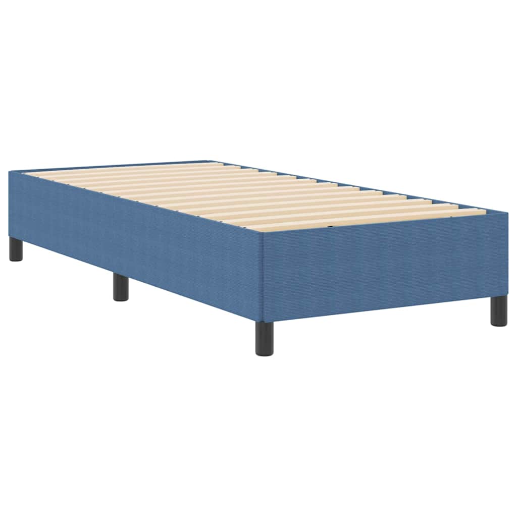 Box spring seng Blå 100 x 200 cm Velourstof