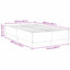 Box spring seng Mørkegrå 120 x 200 cm Velourstof