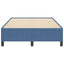 Box spring seng Blå 120 x 200 cm Velourstof
