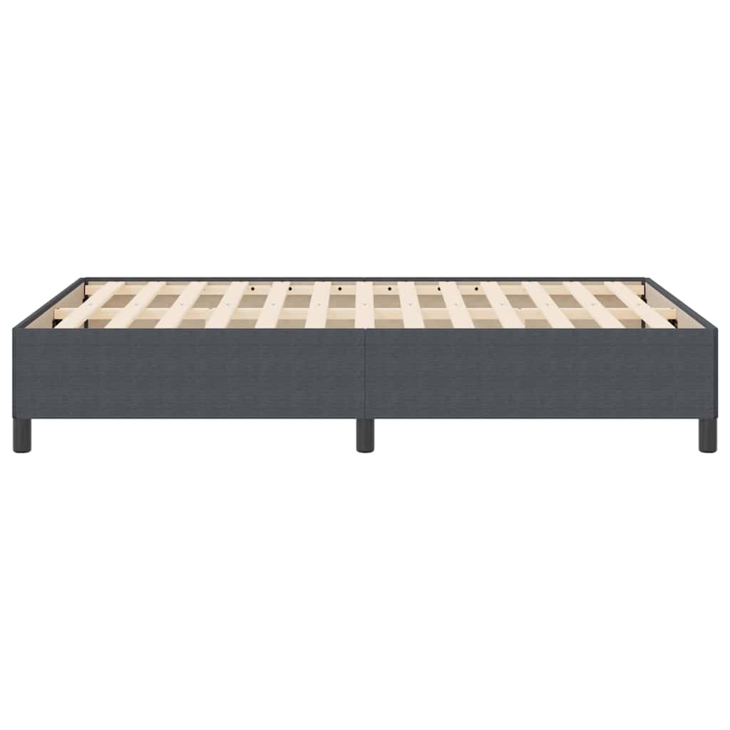Box spring seng Mørkegrå 140 x 190 cm Velourstof