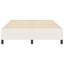 Box spring seng Cremefarvet 140 x 190 cm Velourstof