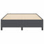 Box spring seng Mørkegrå 140 x 200 cm Velourstof