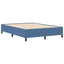 Box spring seng Blå 140 x 200 cm Velourstof