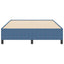 Box spring seng Blå 140 x 200 cm Velourstof