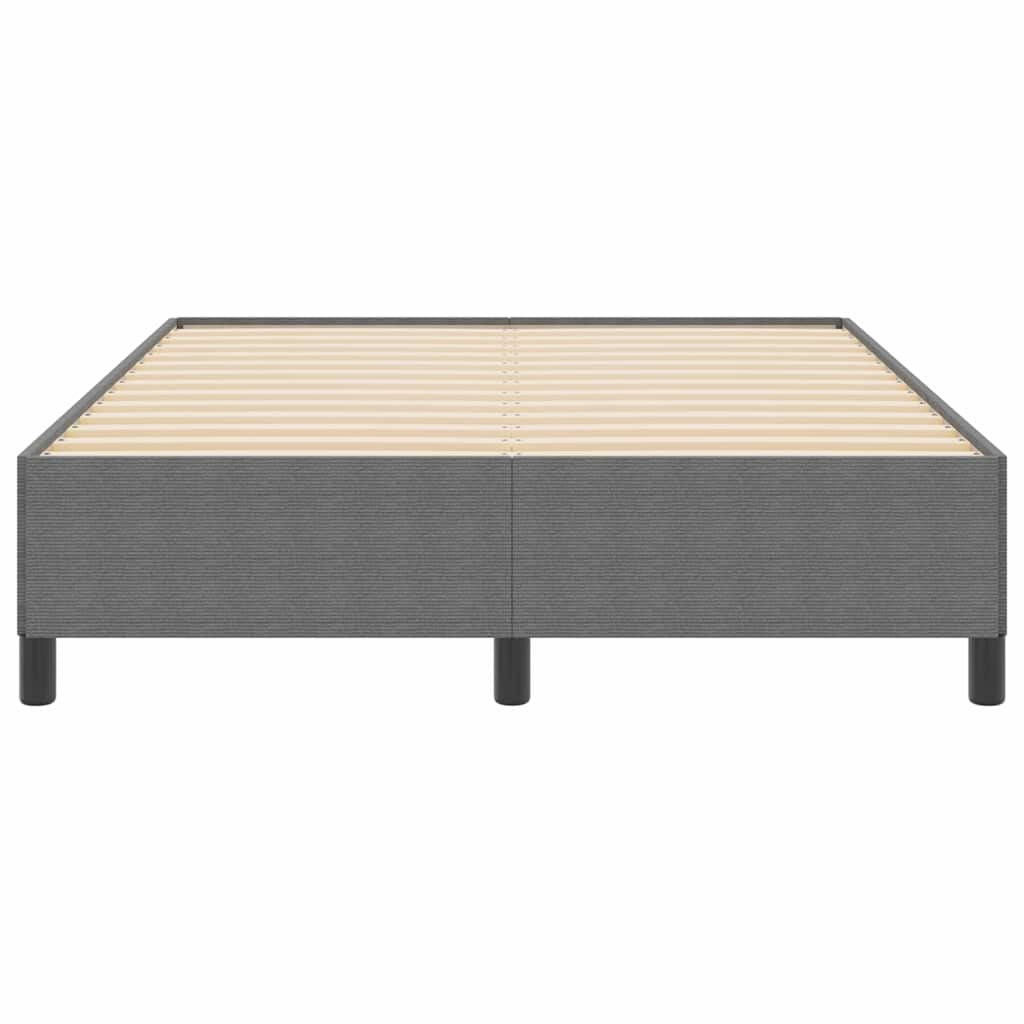 Box spring seng Lysegrå 160 x 200 cm Velourstof