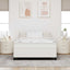 Box spring seng Cremefarvet 160 x 200 cm Velourstof